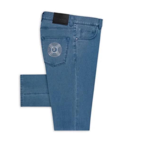 Stefano Ricci COTTON BLEND TAPERED JEANS | Jeans