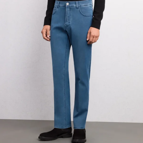 Stefano Ricci COTTON BLEND TAPERED JEANS | Jeans