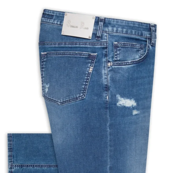 Stefano Ricci COTTON BLEND TAPERED JEANS | Jeans