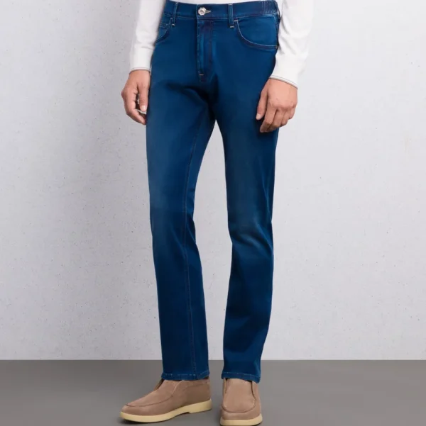 Stefano Ricci COTTON BLEND TAPERED JEANS | Jeans