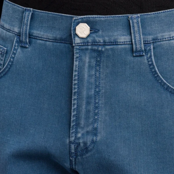 Stefano Ricci COTTON BLEND TAPERED JEANS | Jeans