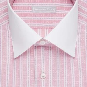 Stefano Ricci LINEN AND COTTON ASTI SHIRT | Shirts