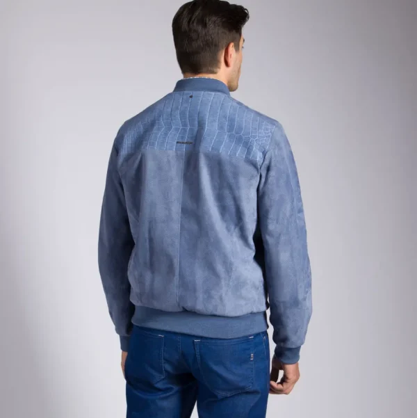 Stefano Ricci NUBUCK CROCODILE LEATHER AND SUEDE BLOUSON | Last Sizes
