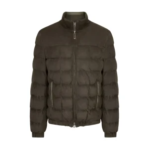 Stefano Ricci SUEDE DOWN JACKET | Outerwear